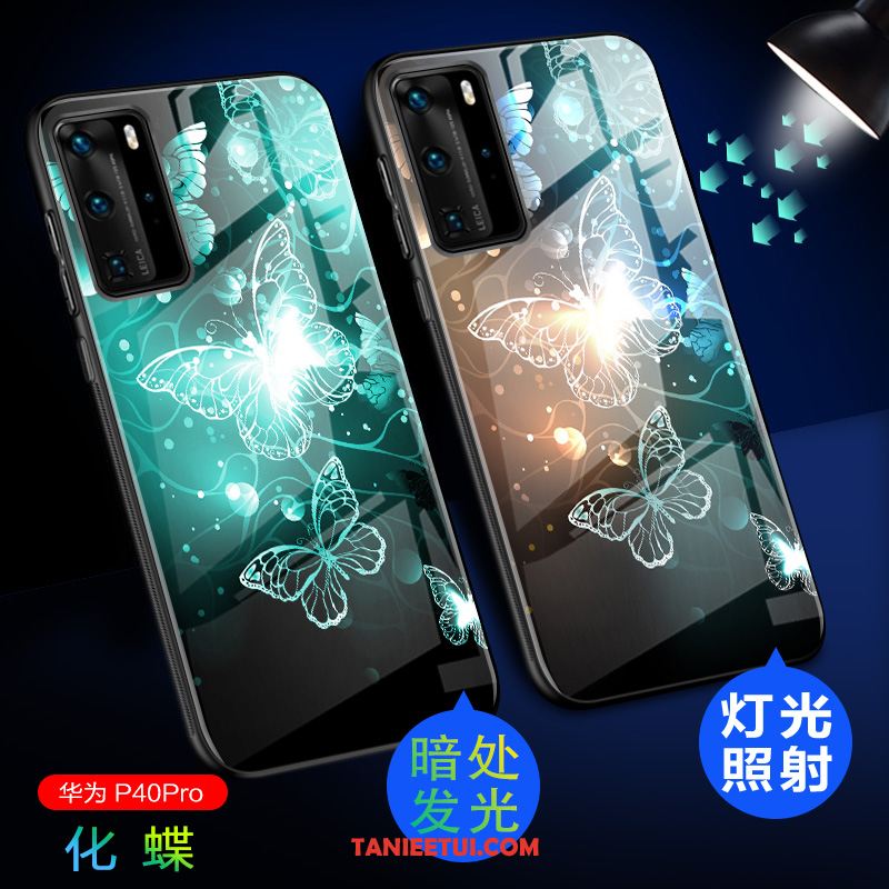 Etui Huawei P40 Pro All Inclusive Telefon Komórkowy Anti-fall, Futerał Huawei P40 Pro Szkło Świecące Miękki