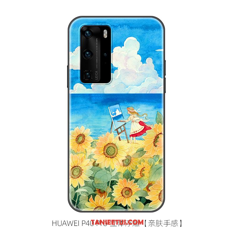 Etui Huawei P40 Pro Kreatywne Kreskówka Czerwony Netto, Obudowa Huawei P40 Pro Piękny Świeży Osobowość