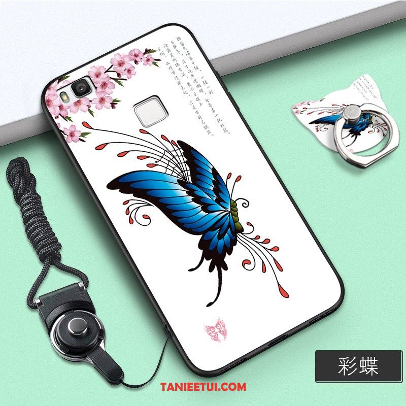 Etui Huawei P9 Lite Kreskówka Biały Ochraniacz, Obudowa Huawei P9 Lite Telefon Komórkowy Wiszące Ozdoby Miękki