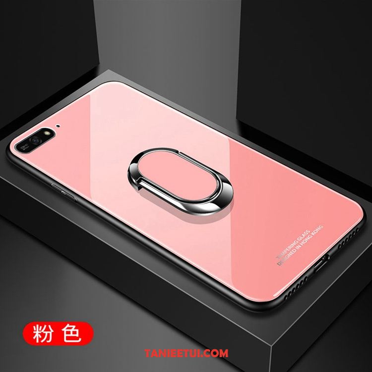 Etui Huawei Y6 2018 Ochraniacz Czerwony Telefon Komórkowy, Obudowa Huawei Y6 2018 Magnetyzm