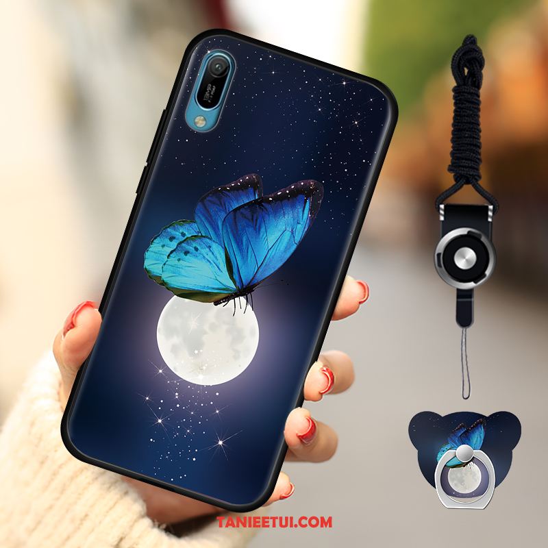 Etui Huawei Y6 2019 Moda Anti-fall Telefon Komórkowy, Futerał Huawei Y6 2019 Niebieski Kreskówka Miękki