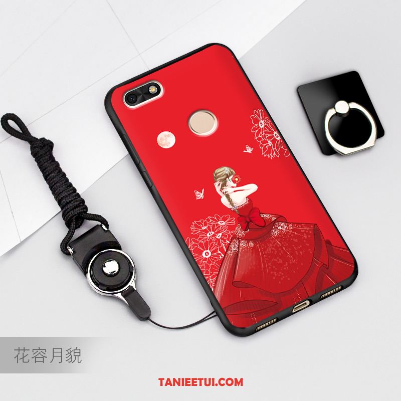 Etui Huawei Y6 Pro 2017 Telefon Komórkowy Ochraniacz Kreskówka, Obudowa Huawei Y6 Pro 2017 Czerwony
