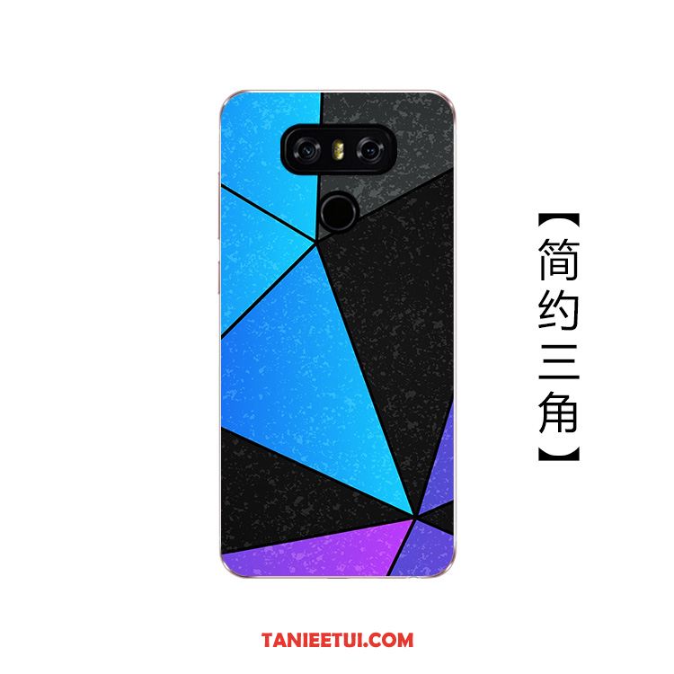 Etui Lg G6 Kolorowe Telefon Komórkowy Niebieski, Pokrowce Lg G6 Proste Silikonowe Geometria