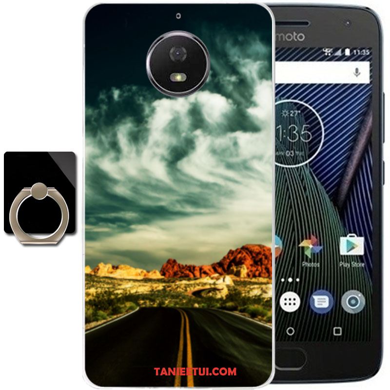 Etui Moto G5s Plus Kreskówka Atrament Miękki, Pokrowce Moto G5s Plus Telefon Komórkowy Silikonowe Wiatr