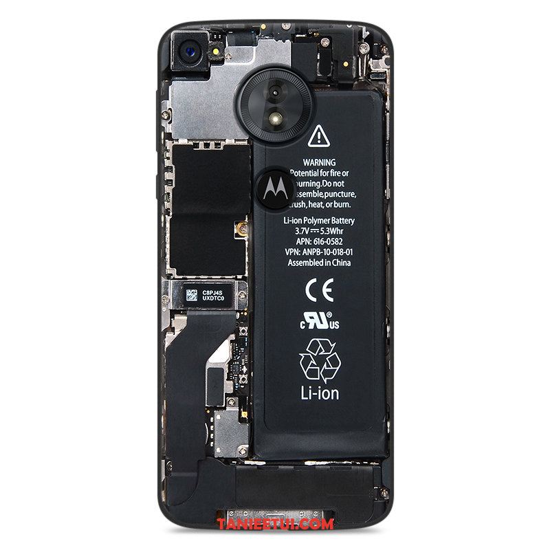 Etui Moto G6 Play Czerwony Silikonowe Telefon Komórkowy, Obudowa Moto G6 Play Tendencja All Inclusive Anti-fall