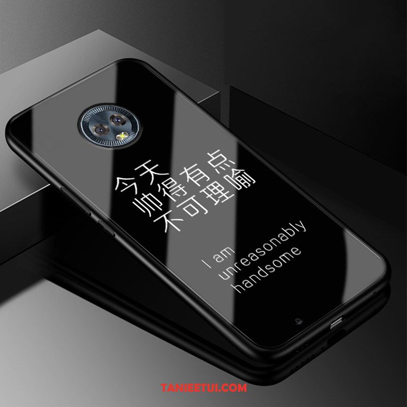 Etui Moto G6 Zakochani Czarny Telefon Komórkowy, Pokrowce Moto G6 Modna Marka Zielony Chiński Styl