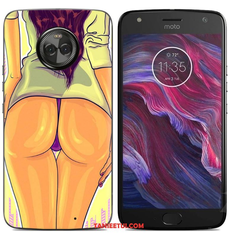 Etui Moto X4 Silikonowe Etui Kolor Telefon Komórkowy, Futerał Moto X4 Różowe Miękki Kreskówka