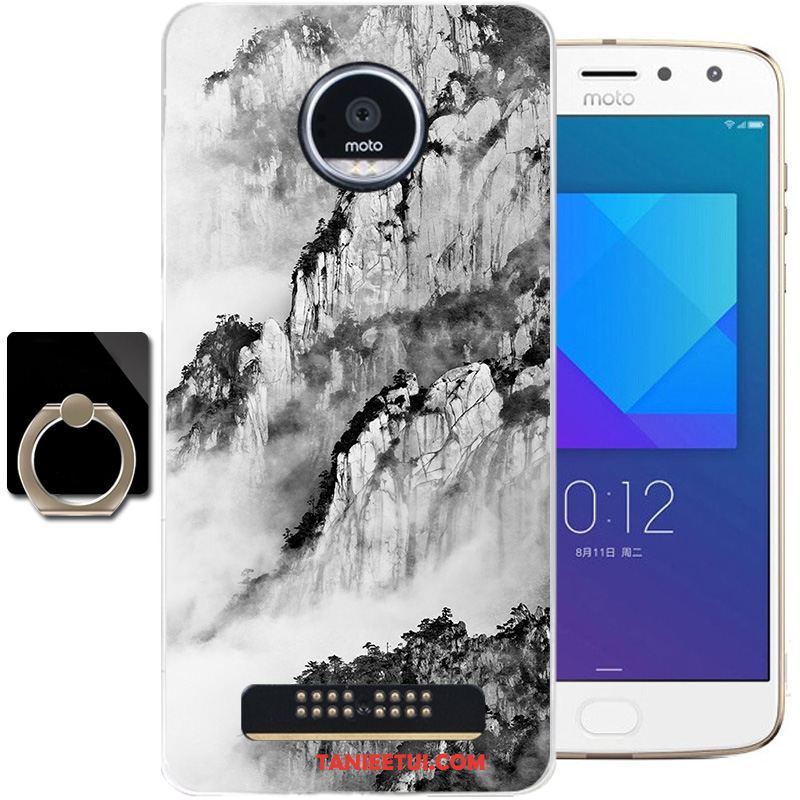 Etui Moto Z2 Play All Inclusive Silikonowe Telefon Komórkowy, Obudowa Moto Z2 Play Czarny Ochraniacz Miękki