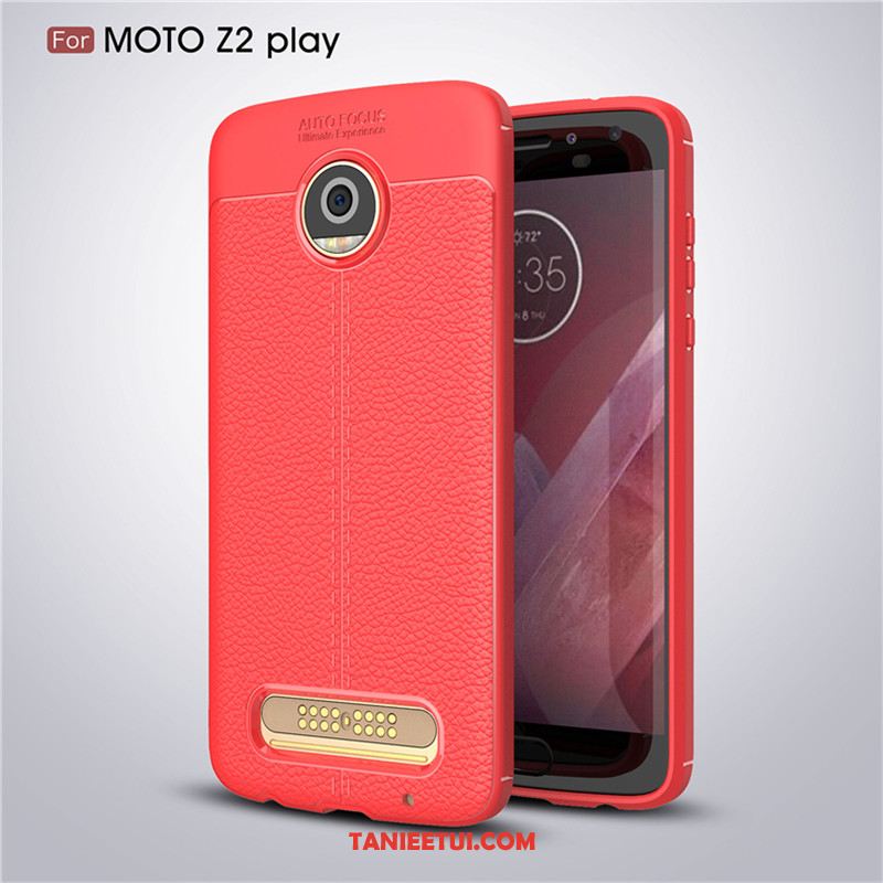 Etui Moto Z2 Play Telefon Komórkowy Litchi Miękki, Obudowa Moto Z2 Play Ochraniacz Anti-fall Wzór