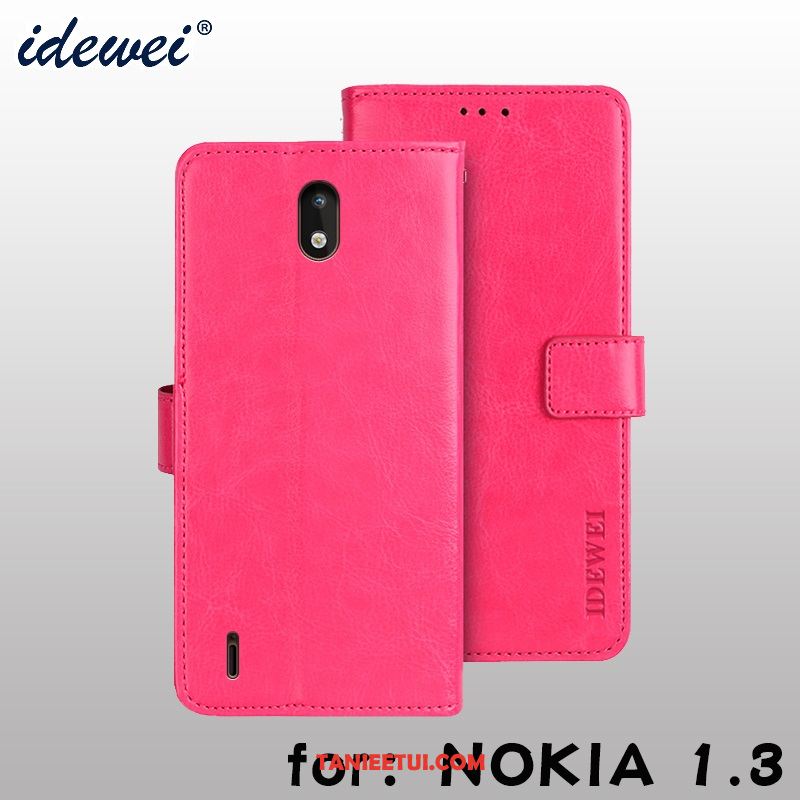 Etui Nokia 1.3 Portfel Skórzany Futerał Portfele, Obudowa Nokia 1.3 Wspornik Telefon Komórkowy Karta Braun