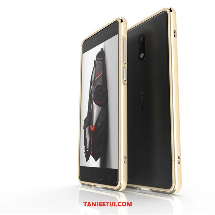 Etui Nokia 3 Kreatywne Osobowość Telefon Komórkowy, Obudowa Nokia 3 Granica Złoto Metal