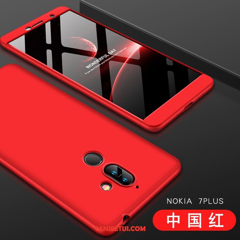 Etui Nokia 7 Plus Osobowość Kreatywne Nubuku, Futerał Nokia 7 Plus Modna Marka Silikonowe Miękki