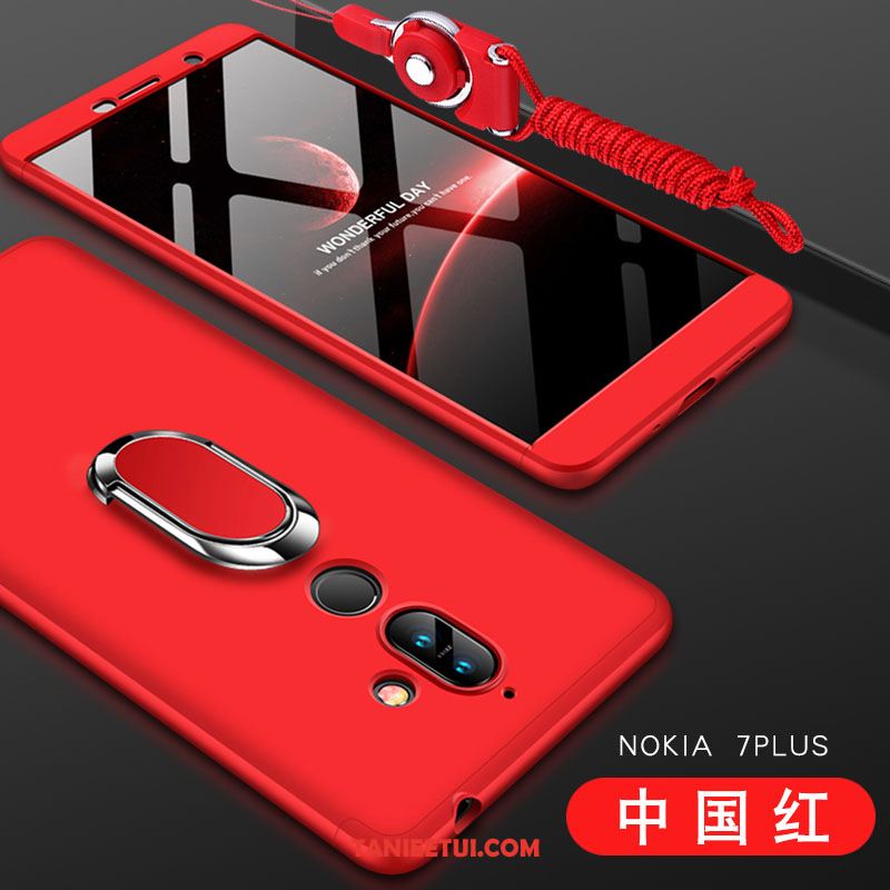 Etui Nokia 7 Plus Telefon Komórkowy Różowe All Inclusive, Obudowa Nokia 7 Plus Trudno Ochraniacz