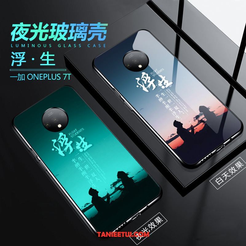 Etui Oneplus 7t Telefon Komórkowy Silikonowe Osobowość, Pokrowce Oneplus 7t Modna Marka Zielony All Inclusive
