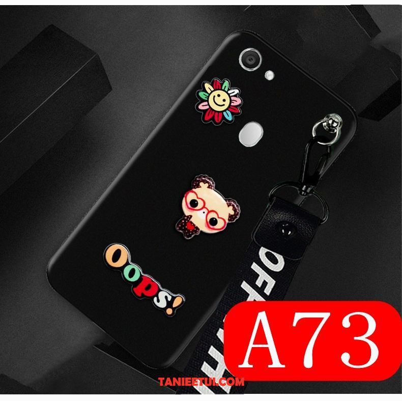 Etui Oppo A73 Piękny Tendencja All Inclusive, Futerał Oppo A73 Czarny Telefon Komórkowy Nubuku
