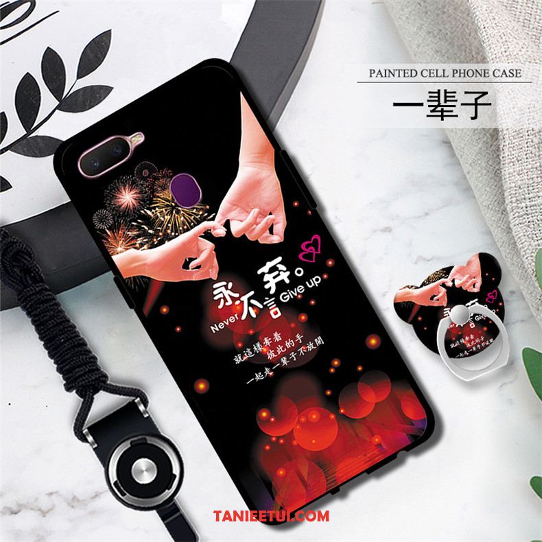 Etui Oppo Ax7 Czarny Telefon Komórkowy Miękki, Obudowa Oppo Ax7 Moda Tendencja Wiszące Ozdoby