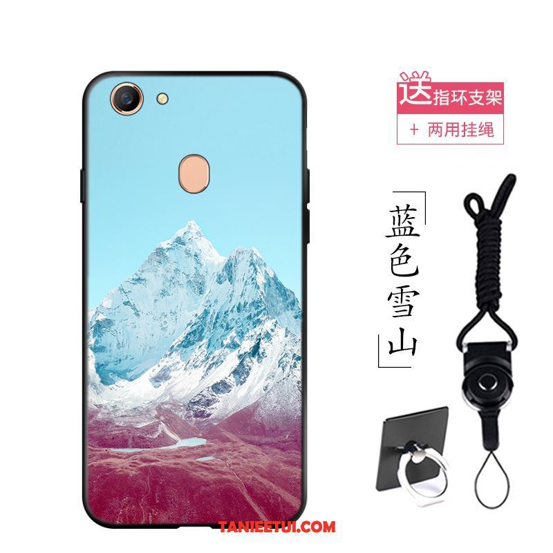 Etui Oppo F5 Telefon Komórkowy Obraz Olejny Silikonowe, Pokrowce Oppo F5 Chiński Styl Kreatywne Różowe