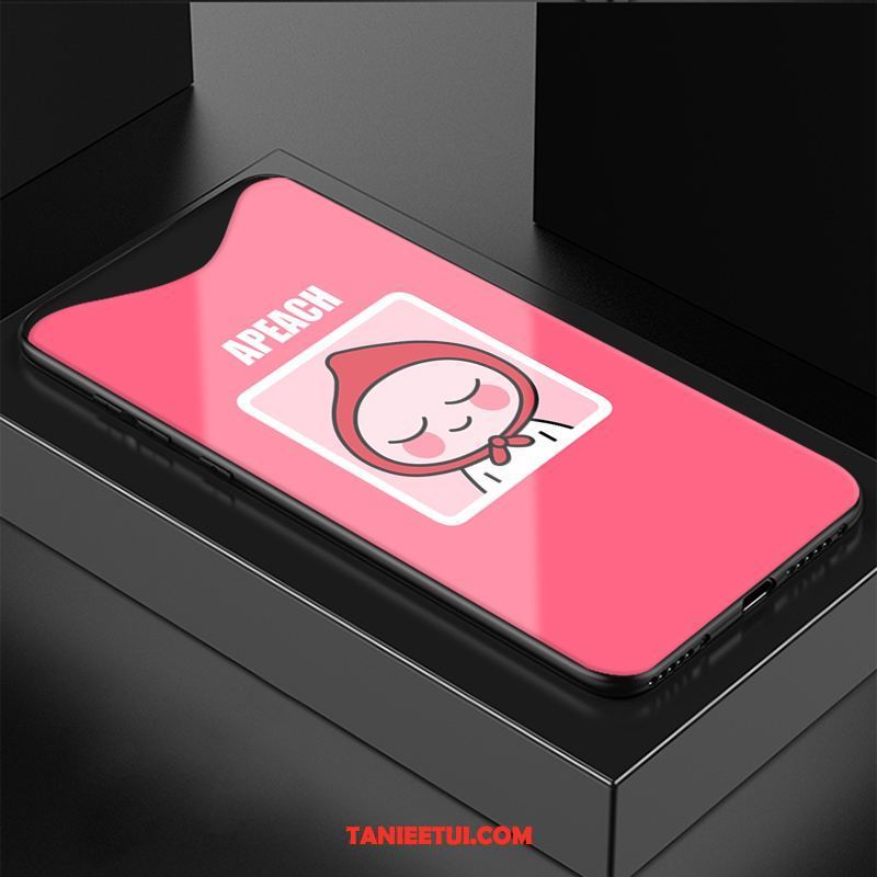 Etui Oppo Find X Ochraniacz Lustro Telefon Komórkowy, Futerał Oppo Find X Świeży Szkło Różowe