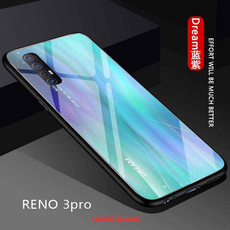Etui Oppo Reno 3 Pro Silikonowe Modna Marka Anti-fall, Obudowa Oppo Reno 3 Pro Gradient Jednolity Kolor Zakochani