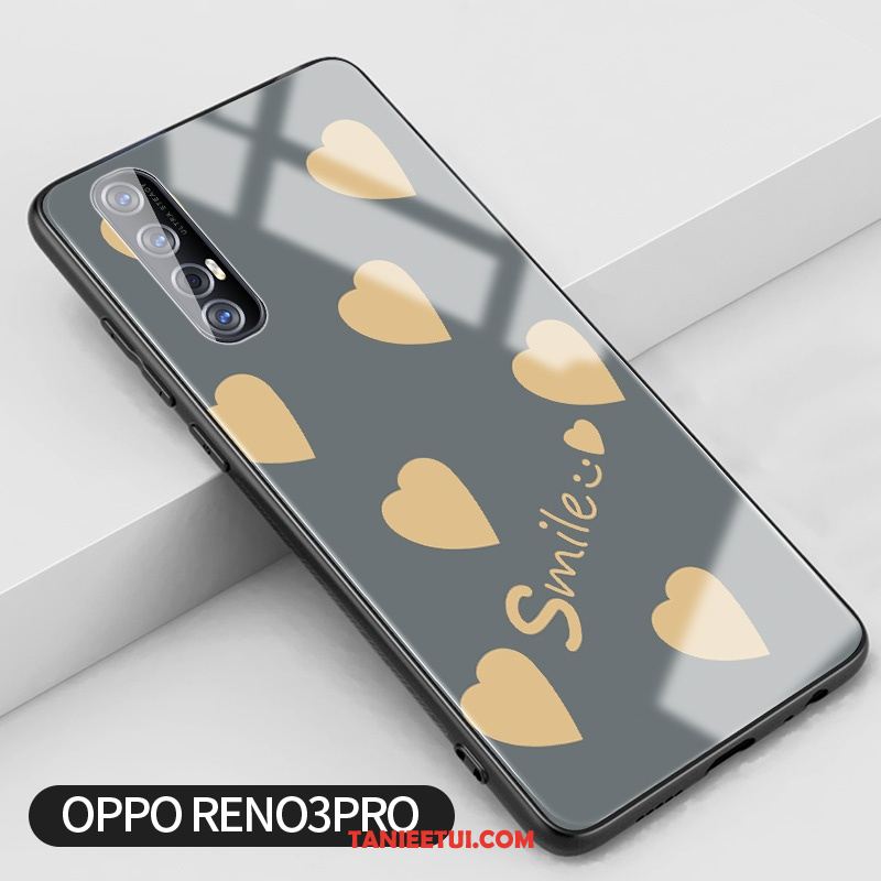 Etui Oppo Reno 3 Pro Zakochani Telefon Komórkowy Proste, Pokrowce Oppo Reno 3 Pro Kreatywne Miłość Lustro