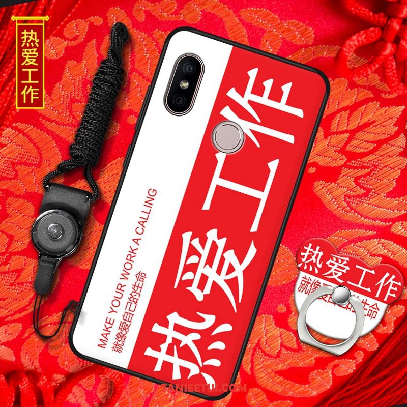 Etui Redmi Note 6 Pro Anti-fall Ochraniacz Czerwony, Futerał Redmi Note 6 Pro Telefon Komórkowy Miękki Silikonowe Beige