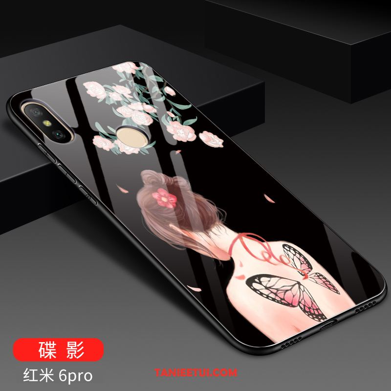 Etui Redmi Note 6 Pro Różowe Trudno Telefon Komórkowy, Pokrowce Redmi Note 6 Pro Czerwony All Inclusive Szkło Hartowane Beige