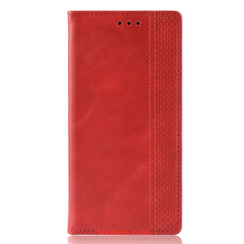 Etui Redmi Note 9 Czarny Magnes Zamknięty Telefon Komórkowy, Pokrowce Redmi Note 9 Czerwony Mały Ochraniacz Beige