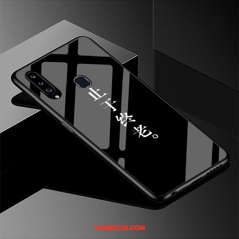 Etui Samsung Galaxy A20s Gwiazda Czarny Ochraniacz, Obudowa Samsung Galaxy A20s Biznes Szkło Telefon Komórkowy