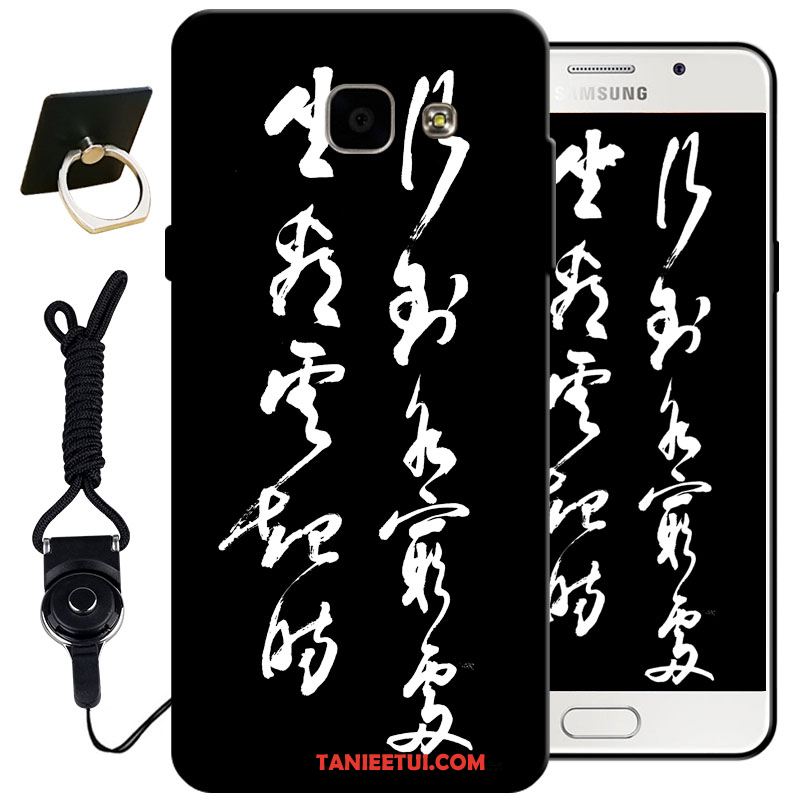 Etui Samsung Galaxy A3 2016 Czarny Telefon Komórkowy Czerwony, Obudowa Samsung Galaxy A3 2016 Miękki Ochraniacz Klasyczna