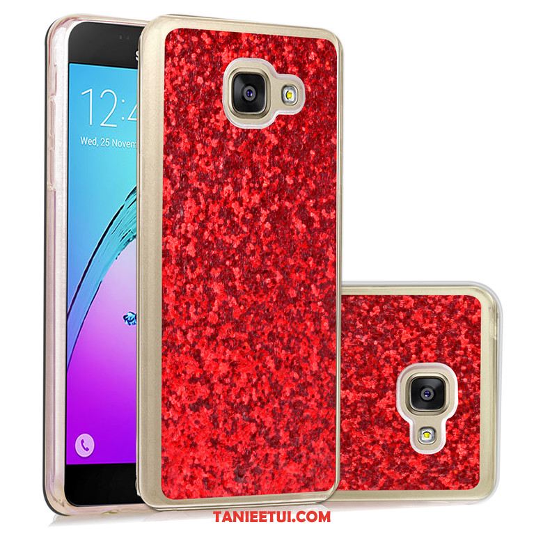 Etui Samsung Galaxy A3 2016 Ochraniacz Proszek Silikonowe, Obudowa Samsung Galaxy A3 2016 Miękki Telefon Komórkowy Czerwony