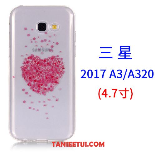 Etui Samsung Galaxy A3 2017 Różowe Kreskówka Telefon Komórkowy, Futerał Samsung Galaxy A3 2017 Anti-fall All Inclusive Silikonowe