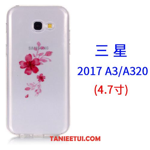 Etui Samsung Galaxy A3 2017 Różowe Kreskówka Telefon Komórkowy, Futerał Samsung Galaxy A3 2017 Anti-fall All Inclusive Silikonowe