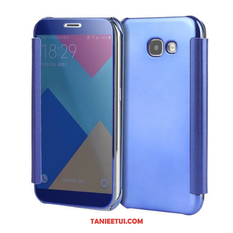 Etui Samsung Galaxy A3 2017 Telefon Komórkowy Gwiazda Trudno, Futerał Samsung Galaxy A3 2017 Lustro Spoczynek Niebieski