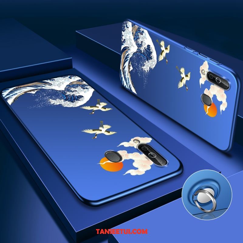 Etui Samsung Galaxy A40s Trudno Gwiazda Moda, Pokrowce Samsung Galaxy A40s Telefon Komórkowy Anti-fall Niebieski
