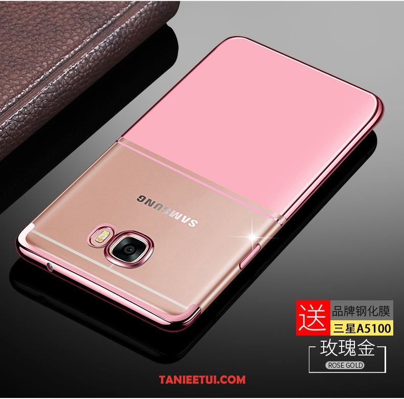 Etui Samsung Galaxy A5 2016 Nubuku Czerwony All Inclusive, Obudowa Samsung Galaxy A5 2016 Anti-fall Telefon Komórkowy Miękki