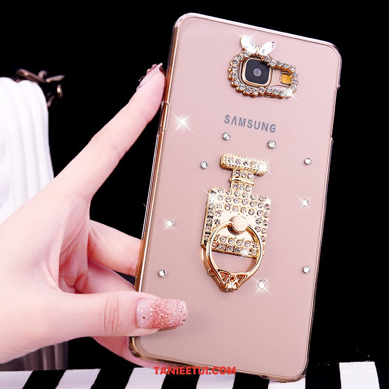 Etui Samsung Galaxy A5 2016 Rhinestone Przezroczysty Ring, Obudowa Samsung Galaxy A5 2016 Ochraniacz Gwiazda Telefon Komórkowy Champagner Farbe