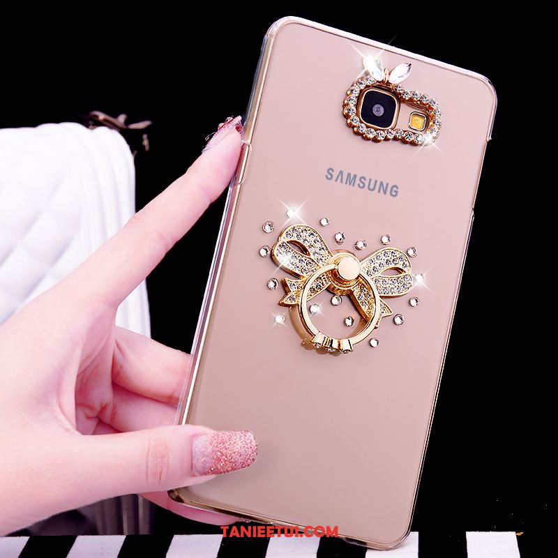 Etui Samsung Galaxy A5 2016 Rhinestone Przezroczysty Ring, Obudowa Samsung Galaxy A5 2016 Ochraniacz Gwiazda Telefon Komórkowy Champagner Farbe