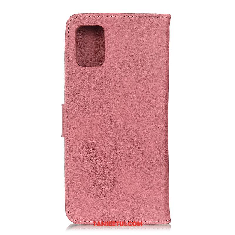Etui Samsung Galaxy A51 Różowe Vintage Magnetyzm, Obudowa Samsung Galaxy A51 Telefon Komórkowy Tendencja Ochraniacz