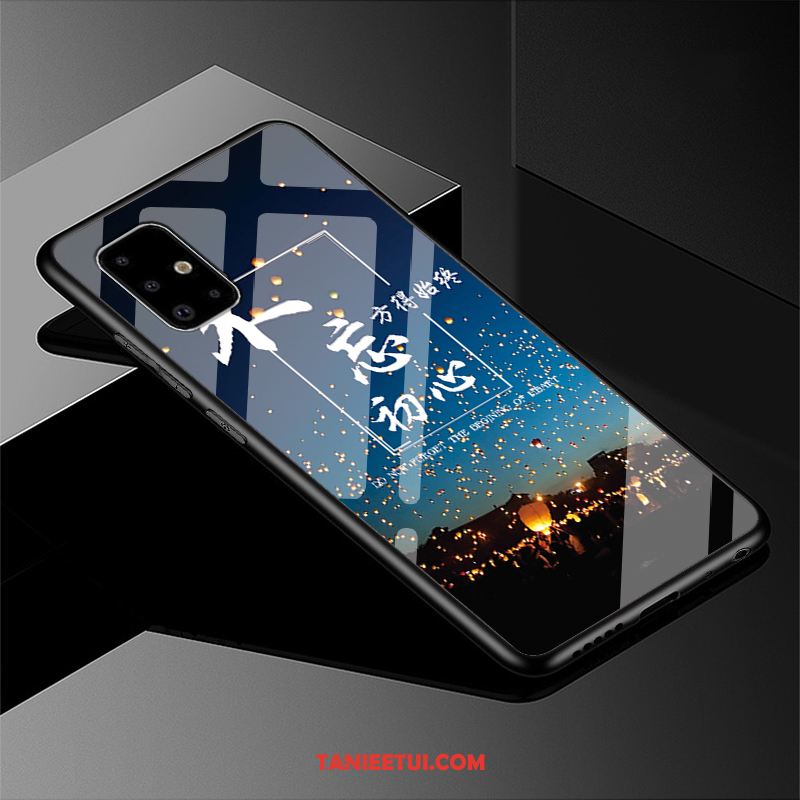 Etui Samsung Galaxy A51 Zakochani Gwiazda Szkło, Futerał Samsung Galaxy A51 Telefon Komórkowy Ochraniacz Modna Marka