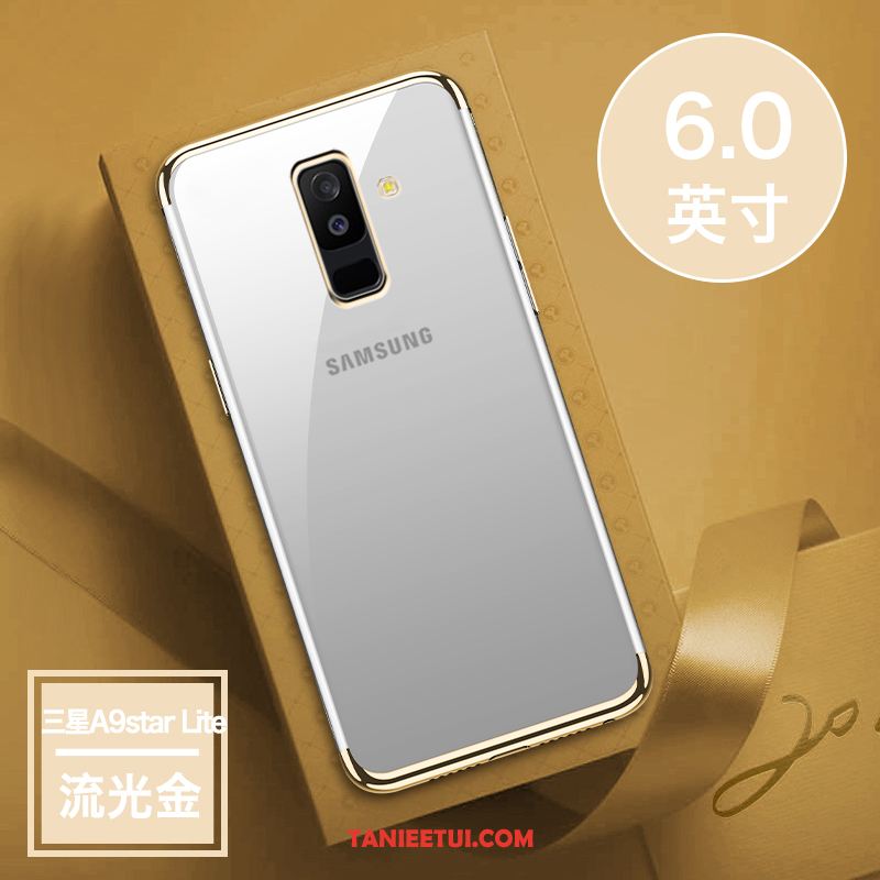 Etui Samsung Galaxy A6+ Gwiazda Cienka Młodzież, Futerał Samsung Galaxy A6+ Telefon Komórkowy Różowe Poszycie