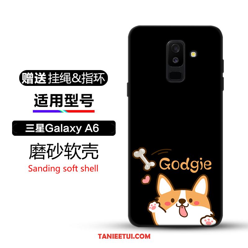 Etui Samsung Galaxy A6+ Tendencja Ochraniacz Telefon Komórkowy, Obudowa Samsung Galaxy A6+ Czarny Anti-fall Kreatywne