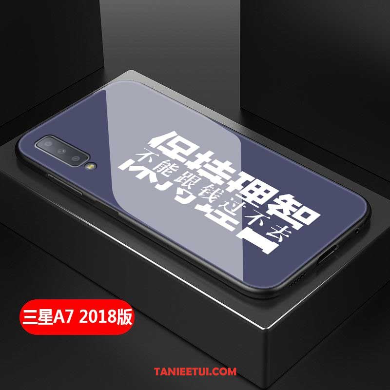 Etui Samsung Galaxy A7 2018 Purpurowy Kreatywne Anti-fall, Futerał Samsung Galaxy A7 2018 Modna Marka All Inclusive Telefon Komórkowy