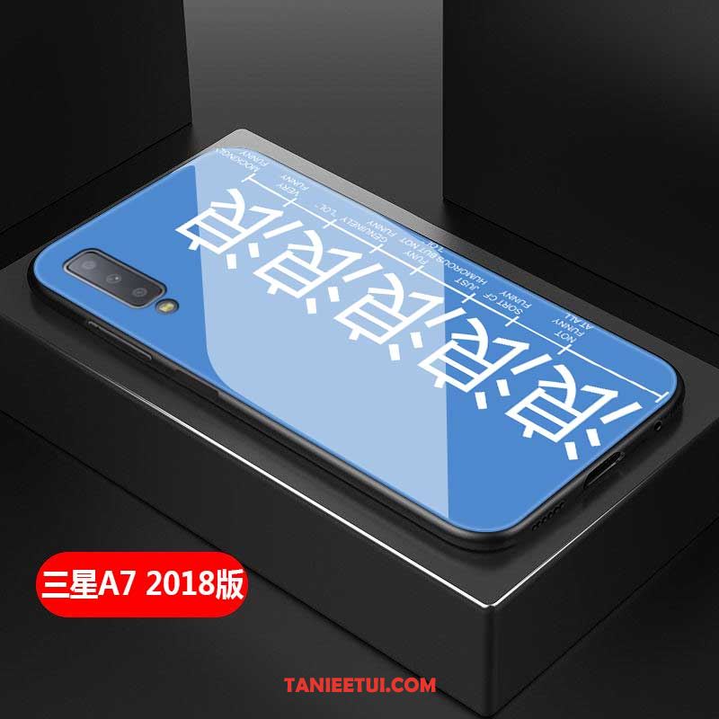 Etui Samsung Galaxy A7 2018 Purpurowy Kreatywne Anti-fall, Futerał Samsung Galaxy A7 2018 Modna Marka All Inclusive Telefon Komórkowy