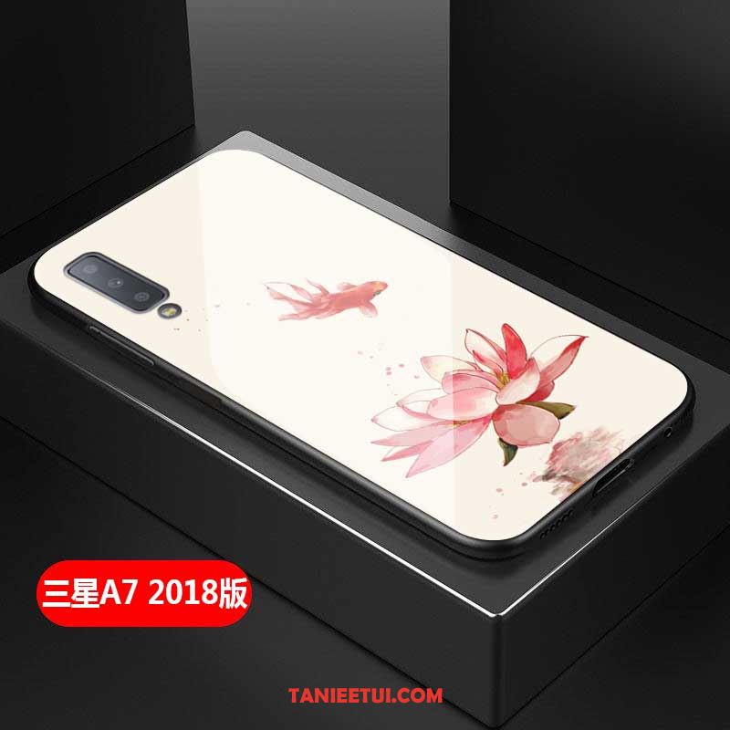 Etui Samsung Galaxy A7 2018 Szkło All Inclusive Gwiazda, Pokrowce Samsung Galaxy A7 2018 Anti-fall Telefon Komórkowy Sztuka