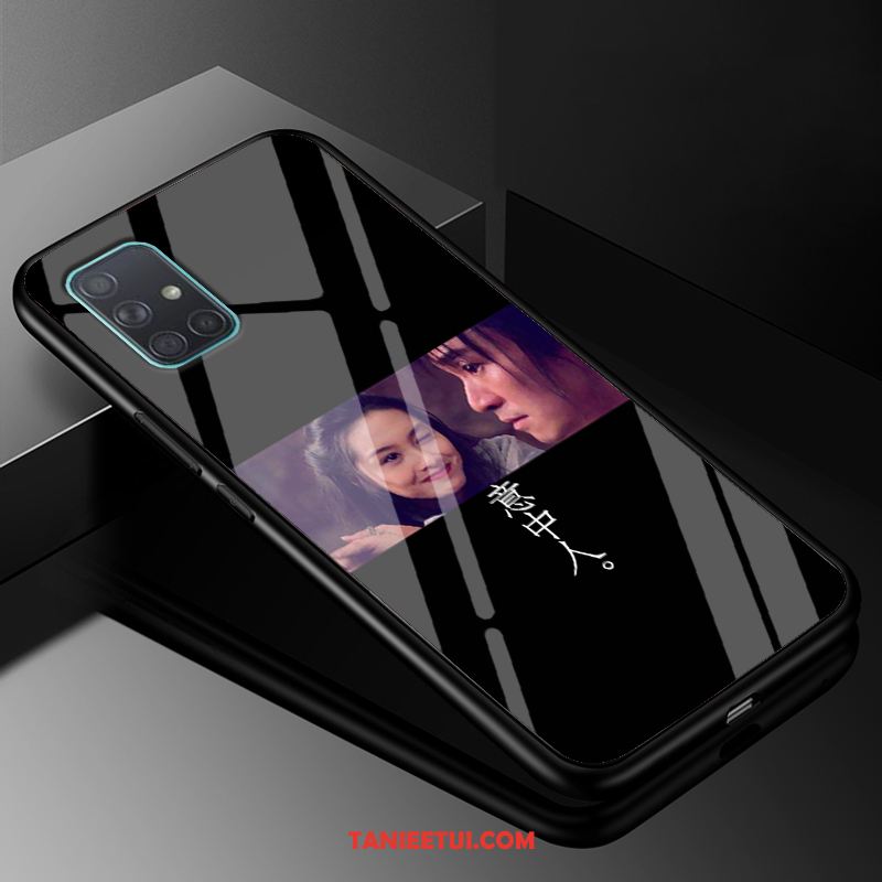 Etui Samsung Galaxy A71 Osobowość Zakochani Tendencja, Pokrowce Samsung Galaxy A71 Czarny Szkło Czerwony Netto