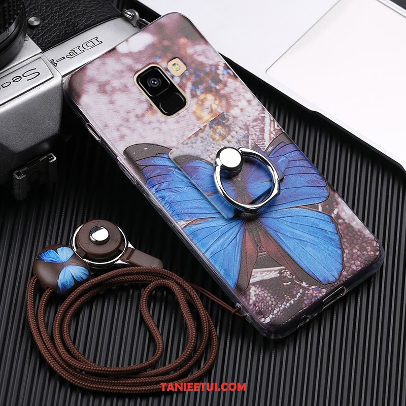 Etui Samsung Galaxy A8 2018 Różowe Gwiazda Telefon Komórkowy, Futerał Samsung Galaxy A8 2018 Ring