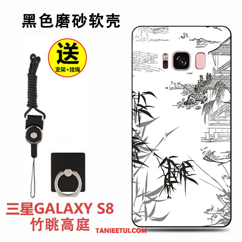 Etui Samsung Galaxy A8 Czarny Modna Marka Kreskówka, Obudowa Samsung Galaxy A8 Ochraniacz Silikonowe Lekki I Cienki