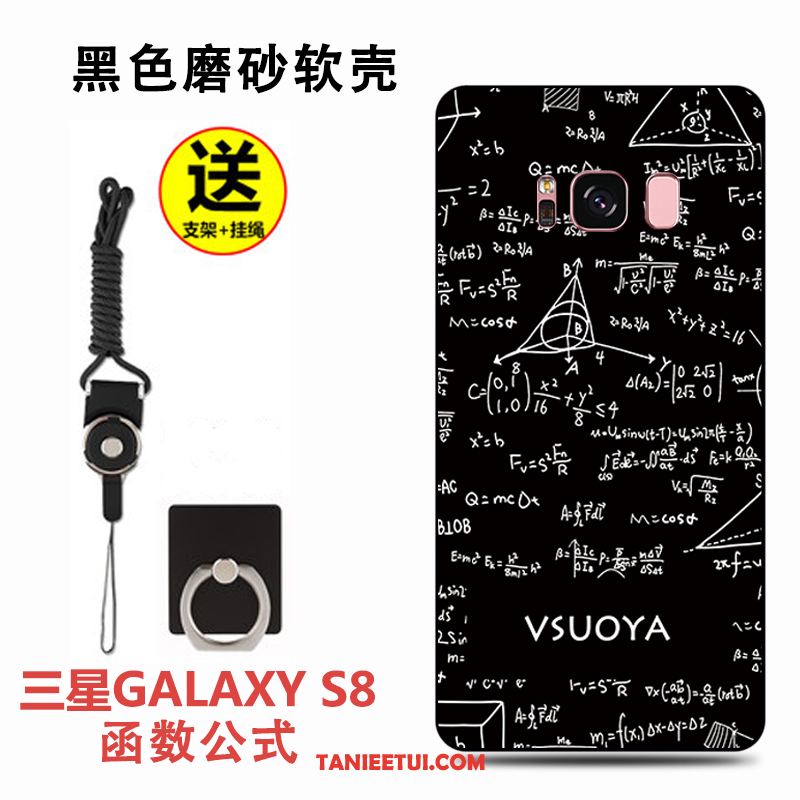 Etui Samsung Galaxy A8 Czarny Modna Marka Kreskówka, Obudowa Samsung Galaxy A8 Ochraniacz Silikonowe Lekki I Cienki