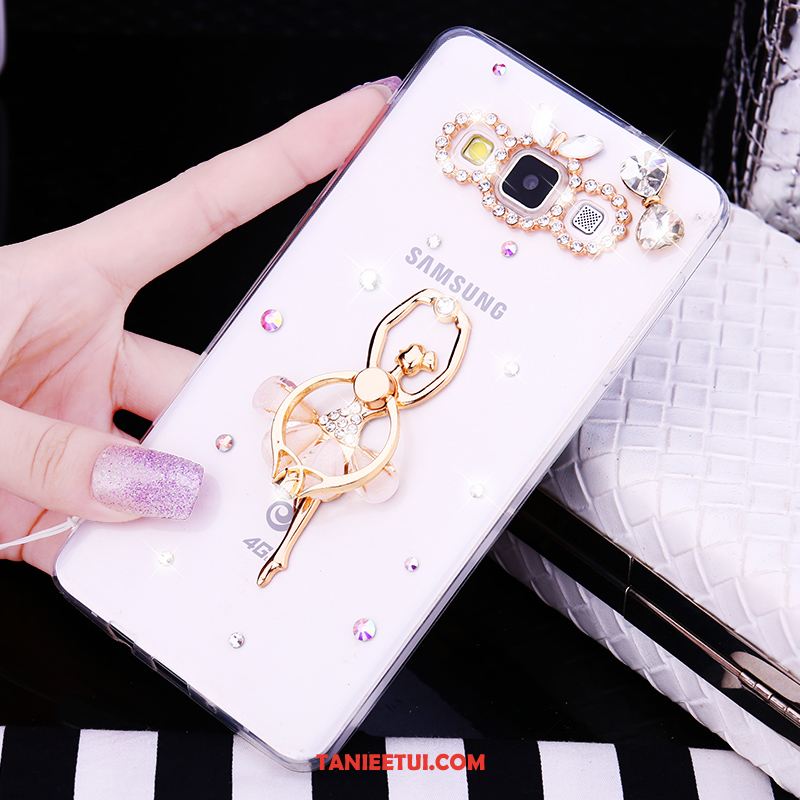 Etui Samsung Galaxy A8 Gwiazda Anti-fall Telefon Komórkowy, Pokrowce Samsung Galaxy A8 Pawie Ring Wiszące Ozdoby Champagner Farbe