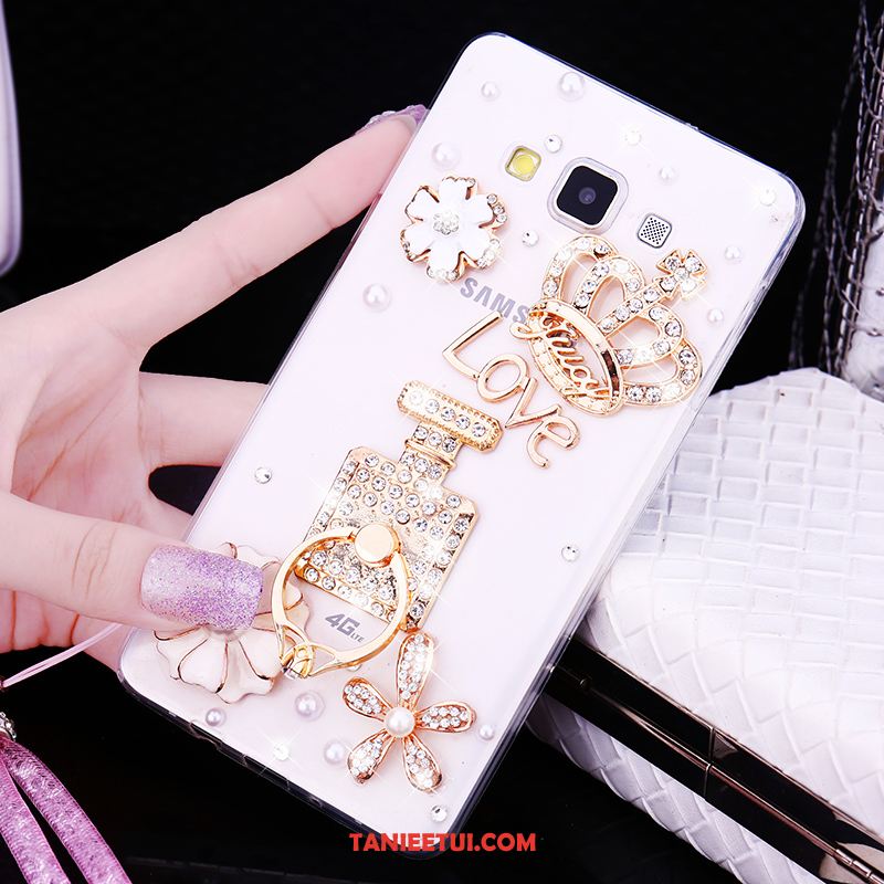 Etui Samsung Galaxy A8 Gwiazda Anti-fall Telefon Komórkowy, Pokrowce Samsung Galaxy A8 Pawie Ring Wiszące Ozdoby Champagner Farbe